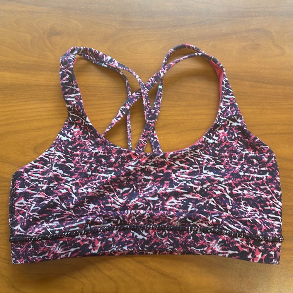 🩷🖤Lululemon Energy Bra Like New 8🖤🩷